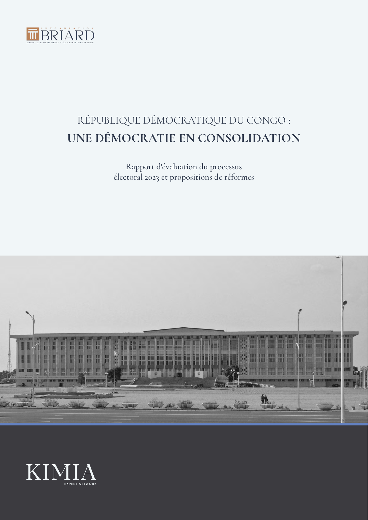 DRC Electoral Evaluation Report cover
